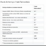 Conta Universitaria &ndash; HSBC